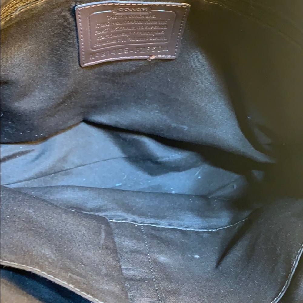 Coach iconic logo canvas/leather everyday tote - Picture 9 of 16